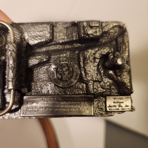 Harley Davidson (JB) Leather Belt & Buckle - Picture 13 of 13